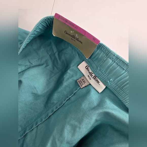 Goodfellow & Co Teal Drawstring Shorts Size XXL NWT - Picture 8 of 11